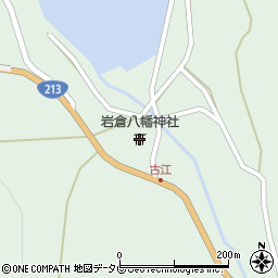 岩倉八幡神社周辺の地図