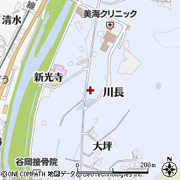 徳島県海部郡牟岐町川長山戸21周辺の地図