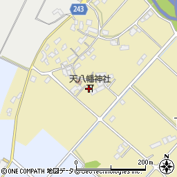 天八幡神社周辺の地図