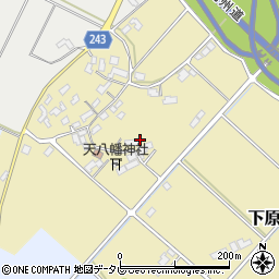 福岡県京都郡みやこ町下原周辺の地図