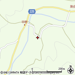 愛媛県伊予市中山町佐礼谷甲-224周辺の地図