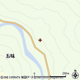 和歌山県田辺市五味263周辺の地図