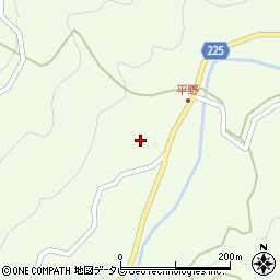 愛媛県伊予市中山町佐礼谷甲-181周辺の地図