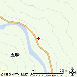 和歌山県田辺市五味261周辺の地図