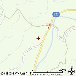 愛媛県伊予市中山町佐礼谷182周辺の地図