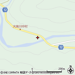 愛媛県上浮穴郡久万高原町中組1925周辺の地図