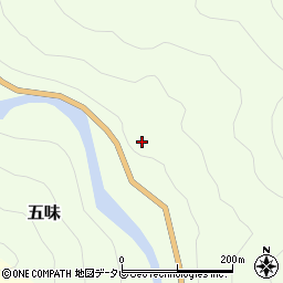 和歌山県田辺市五味264周辺の地図