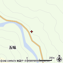 和歌山県田辺市五味265周辺の地図