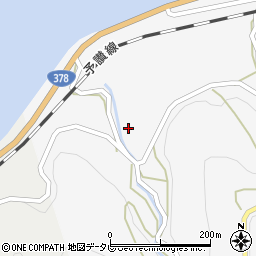 愛媛県伊予市双海町高岸唐崎周辺の地図