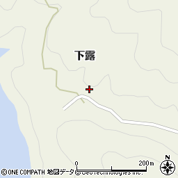 和歌山県田辺市下露96周辺の地図