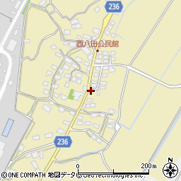 航空自衛隊築城基地周辺の地図