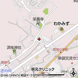 福岡県飯塚市目尾周辺の地図