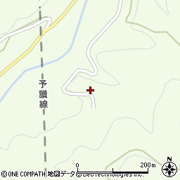 愛媛県伊予市中山町佐礼谷甲-539周辺の地図