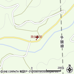 愛媛県伊予市中山町佐礼谷414周辺の地図
