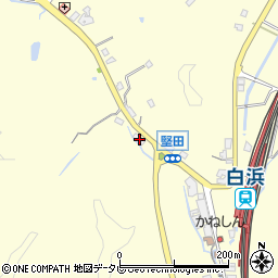 和歌山県西牟婁郡白浜町堅田1403-1周辺の地図