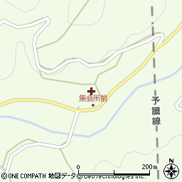 愛媛県伊予市中山町佐礼谷428-3周辺の地図