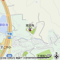 福岡県福岡市東区下原周辺の地図