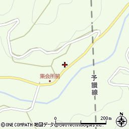 愛媛県伊予市中山町佐礼谷420周辺の地図