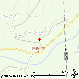 愛媛県伊予市中山町佐礼谷403周辺の地図