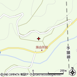 愛媛県伊予市中山町佐礼谷404周辺の地図