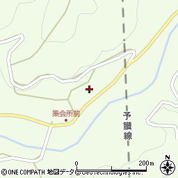 愛媛県伊予市中山町佐礼谷421周辺の地図