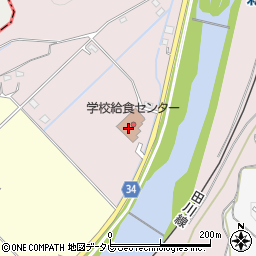 みやこ町役場豊津支所　教育委員会学校教育課学校給食係周辺の地図