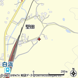 和歌山県西牟婁郡白浜町堅田223周辺の地図