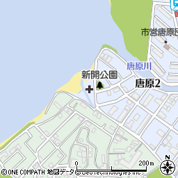 香椎台集会所周辺の地図