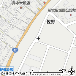 北越物流株式会社　新宮港倉庫周辺の地図