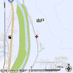 徳島県海部郡牟岐町川長山戸周辺の地図