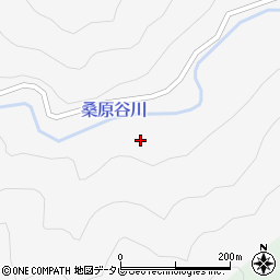 徳島県海部郡海陽町小川桑原谷周辺の地図