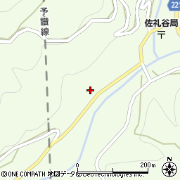 愛媛県伊予市中山町佐礼谷451-2周辺の地図