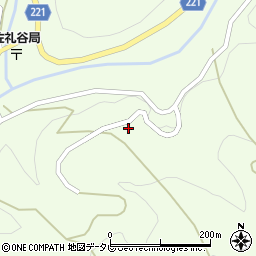 愛媛県伊予市中山町佐礼谷743周辺の地図