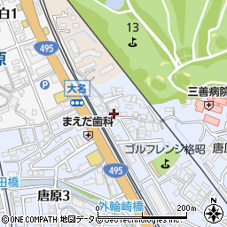 タウンハウス・松香台周辺の地図
