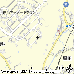 和歌山県西牟婁郡白浜町堅田2578-301周辺の地図