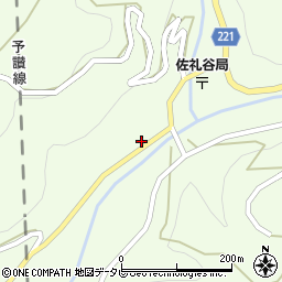愛媛県伊予市中山町佐礼谷462周辺の地図
