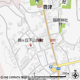 福岡県京都郡みやこ町豊津185-2周辺の地図