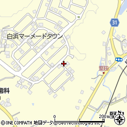 和歌山県西牟婁郡白浜町堅田2578-458周辺の地図