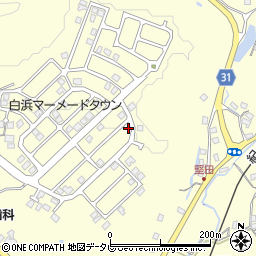 和歌山県西牟婁郡白浜町堅田2578-52周辺の地図