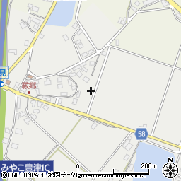 福岡県みやこ町（京都郡）呰見周辺の地図