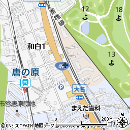 長浜ラーメン呑龍周辺の地図