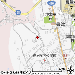 福岡県京都郡みやこ町豊津1414-2周辺の地図