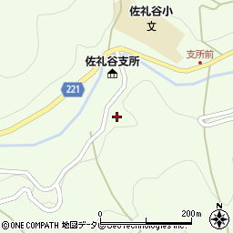 愛媛県伊予市中山町佐礼谷806周辺の地図