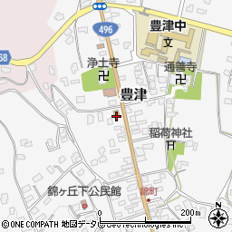 福岡県京都郡みやこ町豊津258周辺の地図