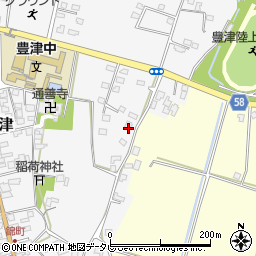 福岡県京都郡みやこ町豊津1280周辺の地図