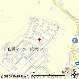 和歌山県西牟婁郡白浜町堅田2578-396周辺の地図