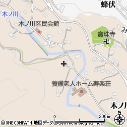 和歌山県新宮市木ノ川427周辺の地図