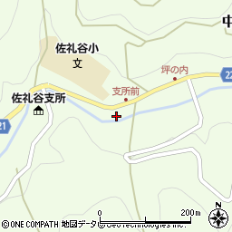 愛媛県伊予市中山町佐礼谷1090周辺の地図