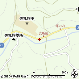 愛媛県伊予市中山町佐礼谷甲-1122周辺の地図