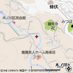 和歌山県新宮市木ノ川421周辺の地図